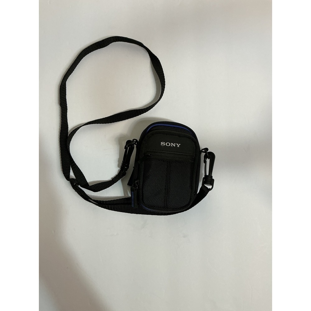 Sony LCS-CSJ Soft Camera Case Pouch Black Nylon for Cyber-shot Digital Cameras
